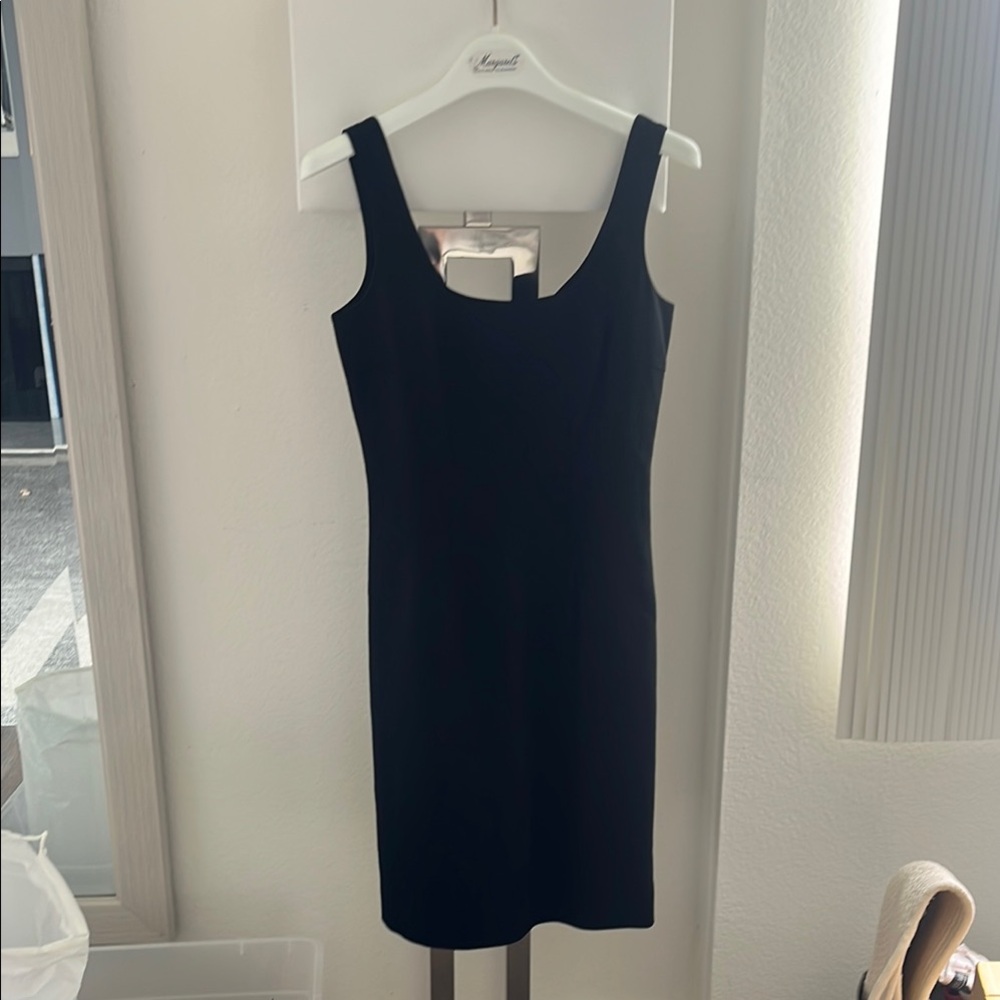 Emporio Armani Basic Black Shift Dress, size 2